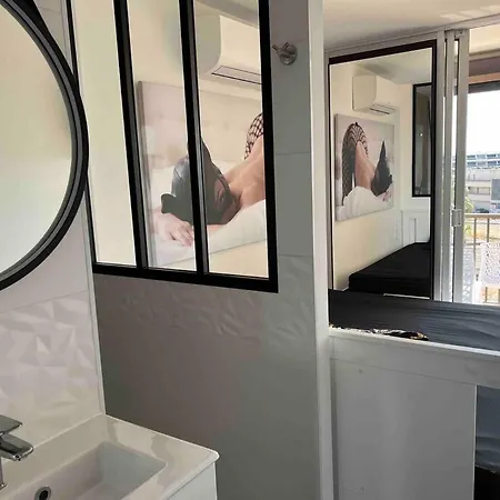 Village Naturiste Studio Renove Avec Parking Agde